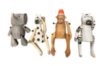 25045: Safari Animal Wooden Puppets